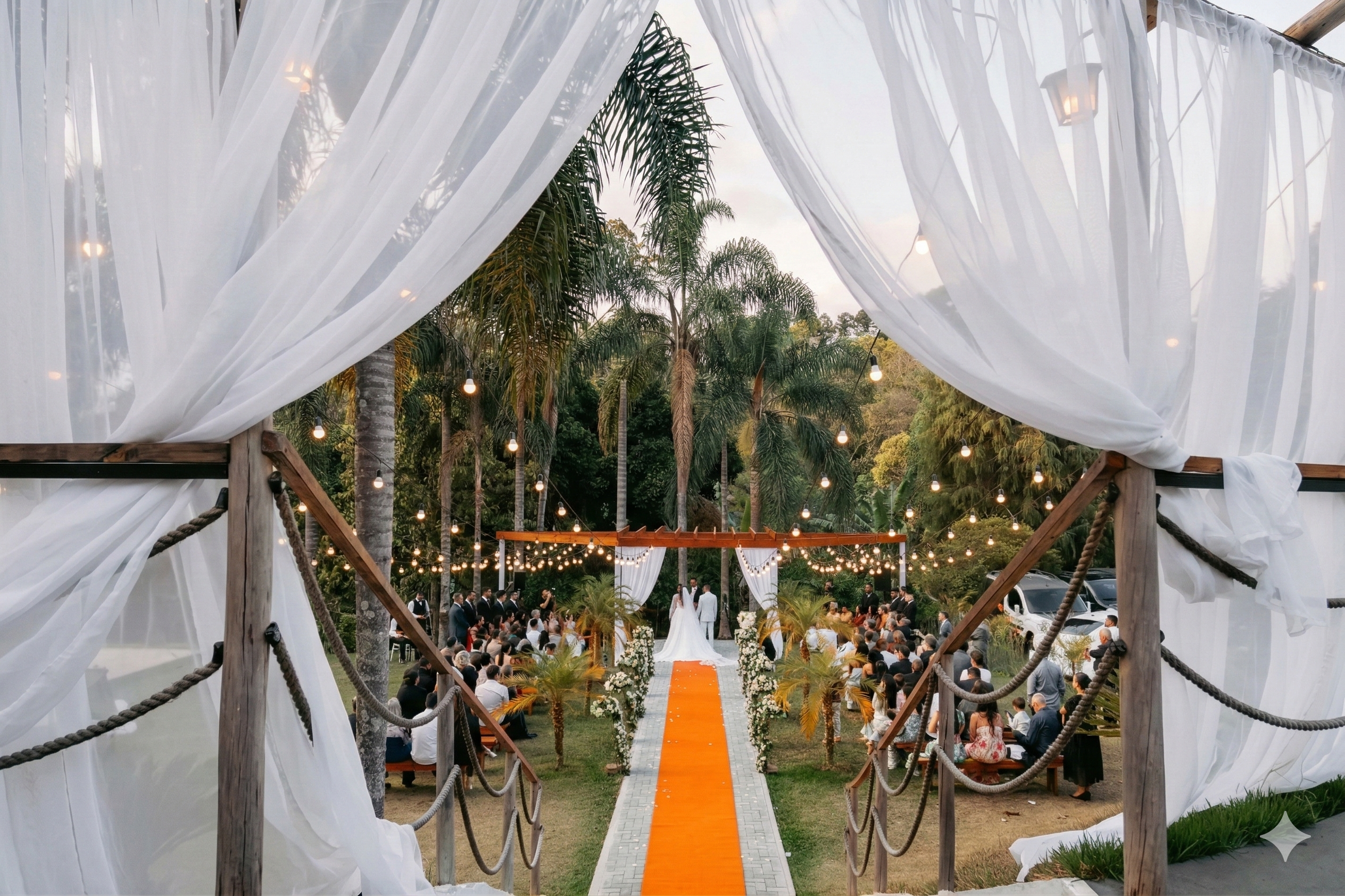 Cerimônia de casamento na Mansão Moriah em Arujá SP